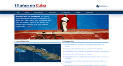 Desktop Screenshot of 15aniversariocuba.asfes.org