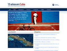 Tablet Screenshot of 15aniversariocuba.asfes.org